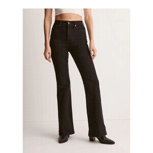 MADEWELL Perfect Vintage Flare Jeans Size 28 Black NWT High Rise Denim Modern